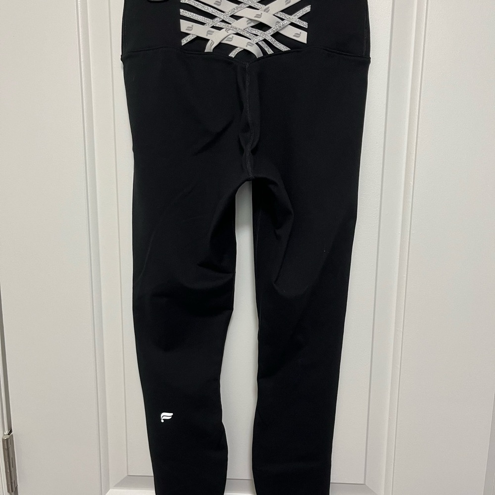 Fabletics Boost Powerhold Black High-Waisted Leggings